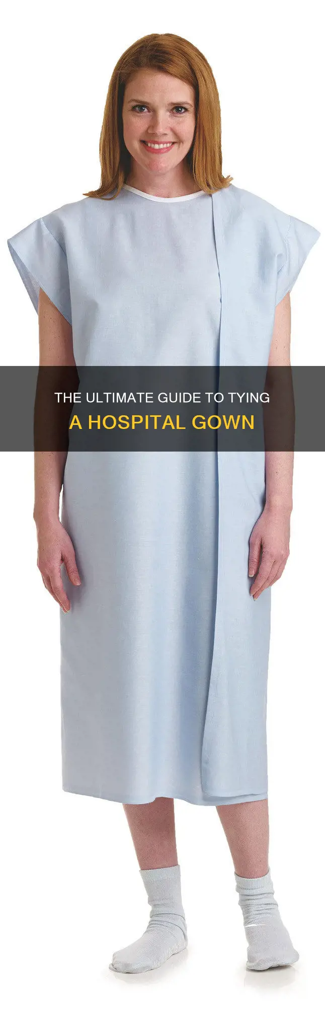 how to tie a hospital gown uk