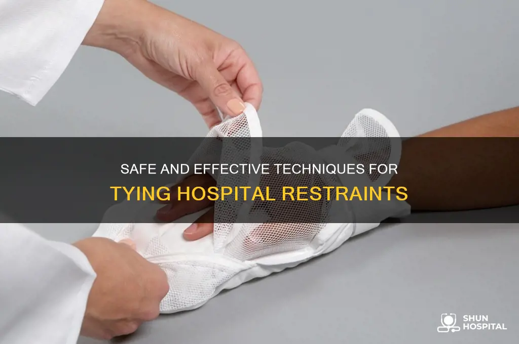how to tie hospital restraints