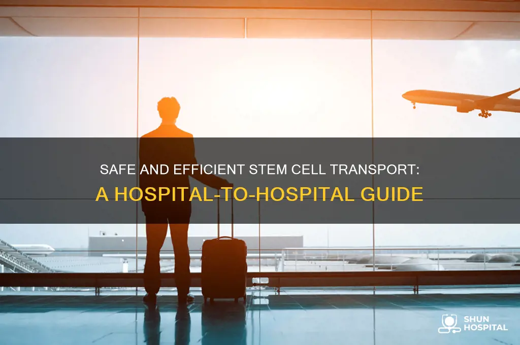 how to tranfer stem cells from one hospital to another