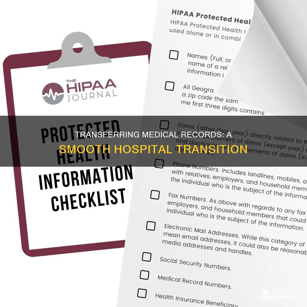 how to transfer medical records between hospitals