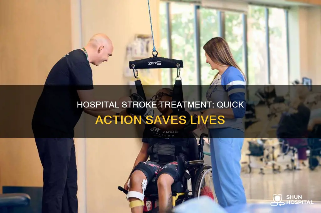 how to treat a stroke in hospital