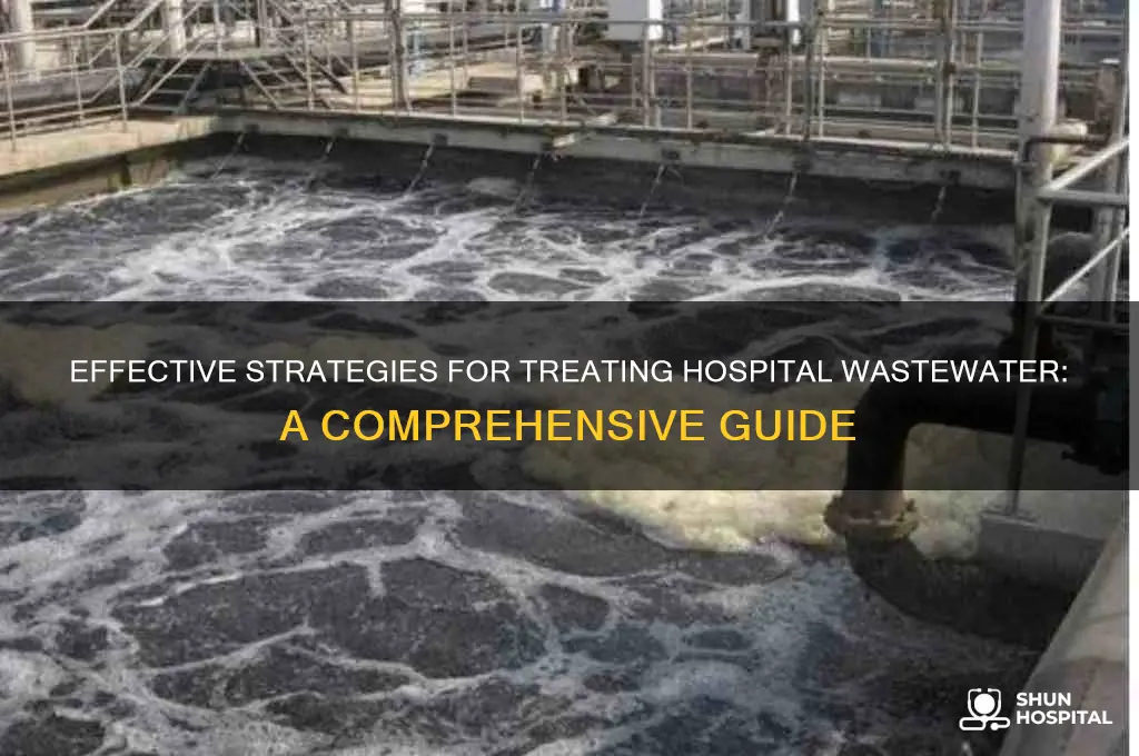 how to treat hospital wastewater