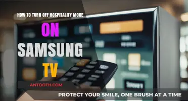 Disable Samsung TV Hospitality Mode: A Quick and Easy Guide