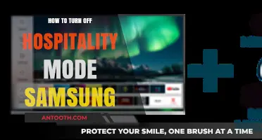 Samsung Hospitality: Disabling Mode with Ease