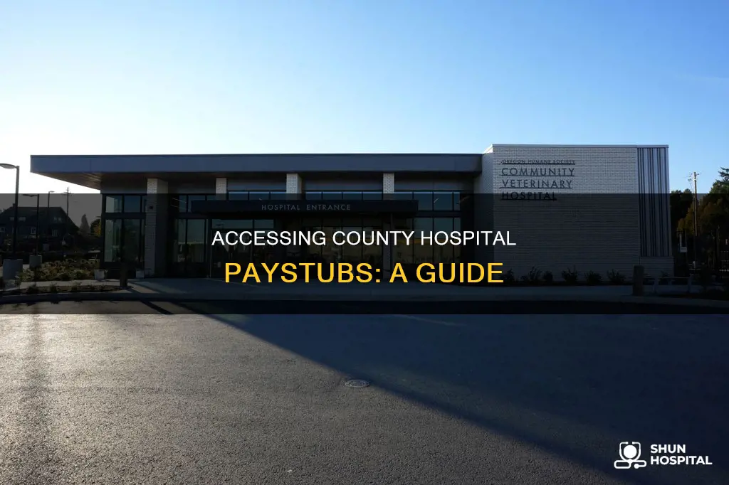 how to view paystubs from county hospitals