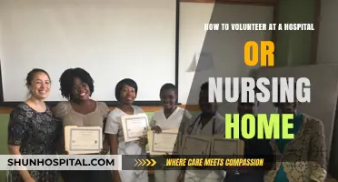 Volunteering at Hospitals or Nursing Homes: A Step-by-Step Guide