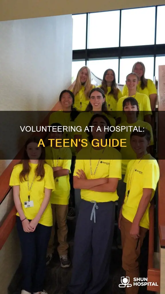how to volunteer at a hospital teen