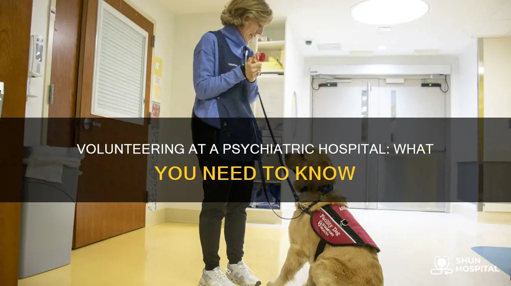 how to volunteer at a psychiatric hospital
