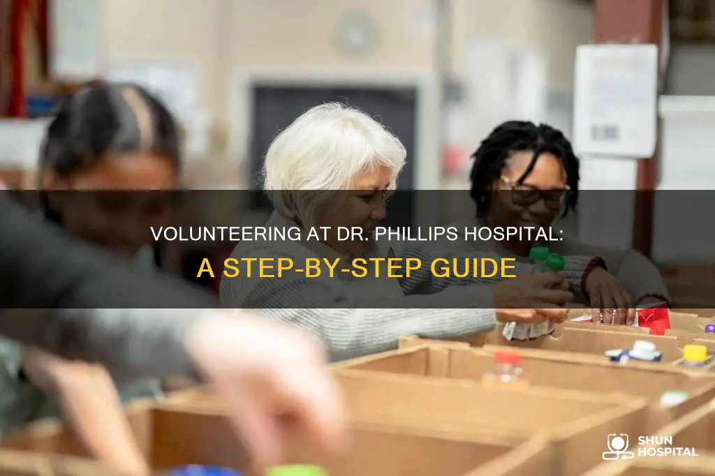 how to volunterr at dr phillips hospital