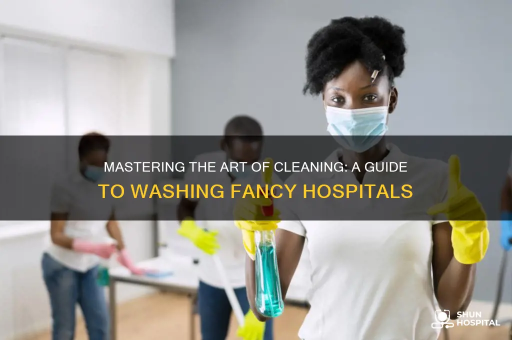 how to wash fancy hospital