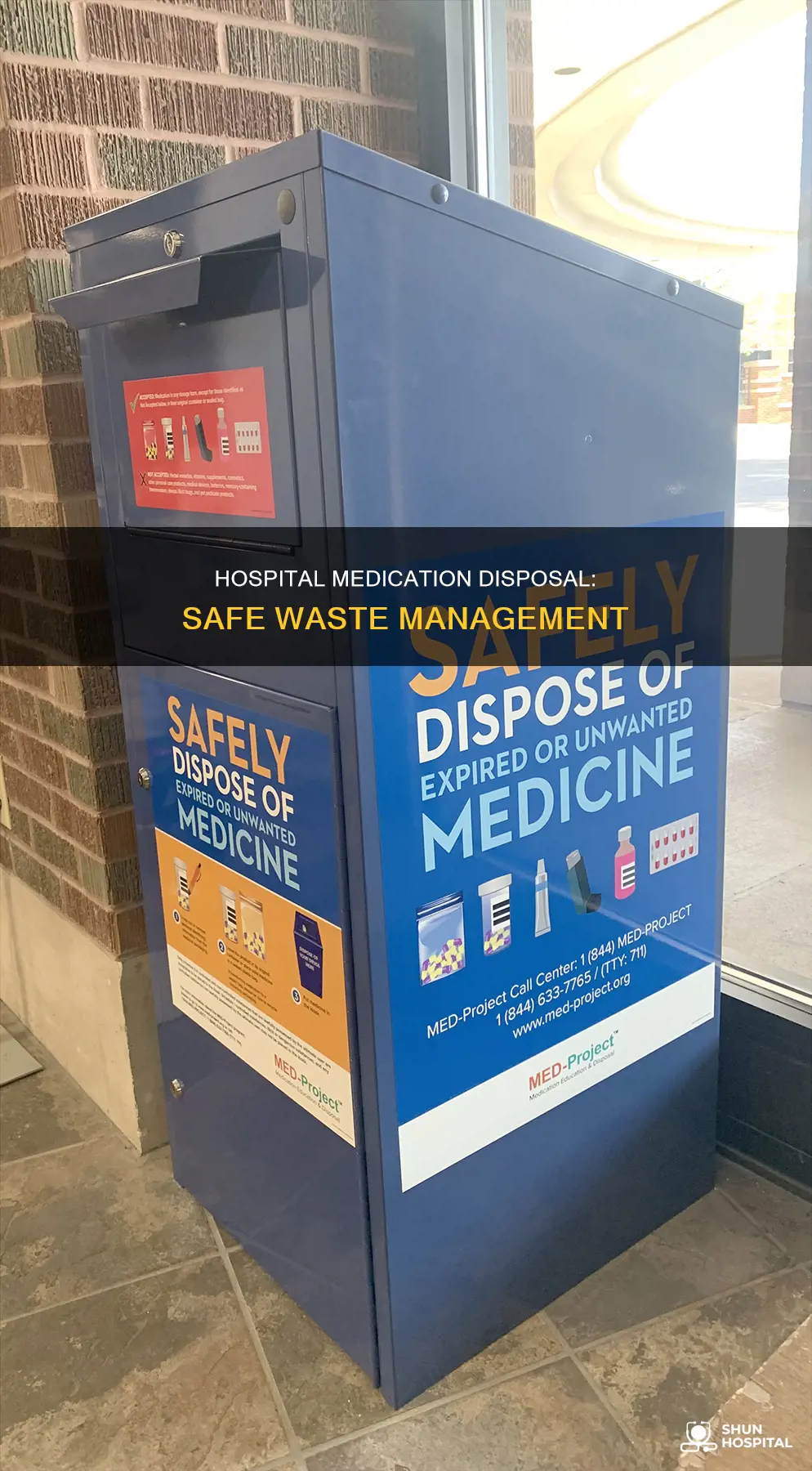 how to waste controlled medications in hospital