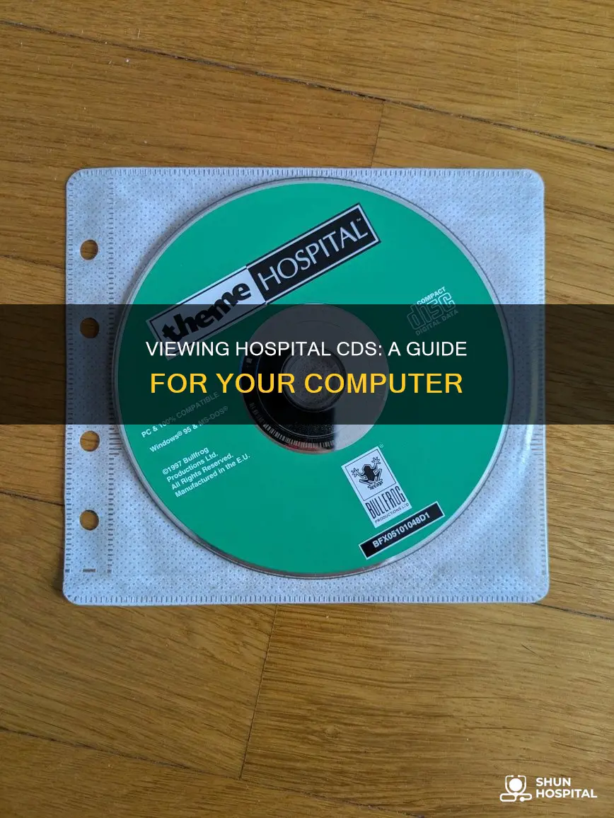 how to watch hospital cd on computer