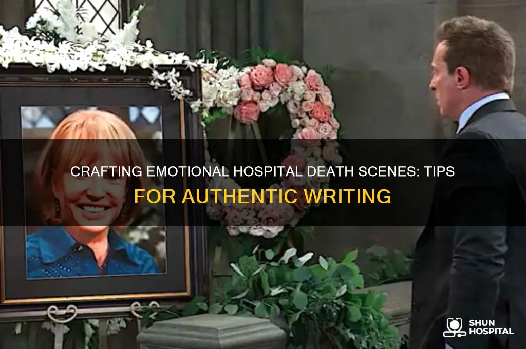 how to write a death scene in a hospital