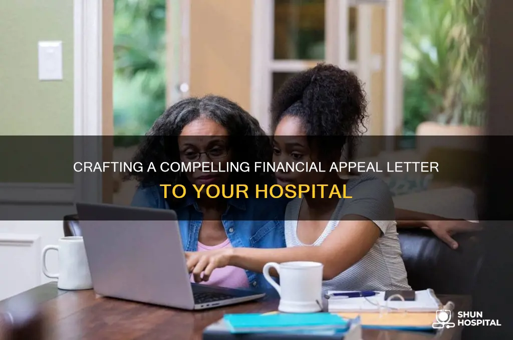 how to write a financial appeal letter to a hospital