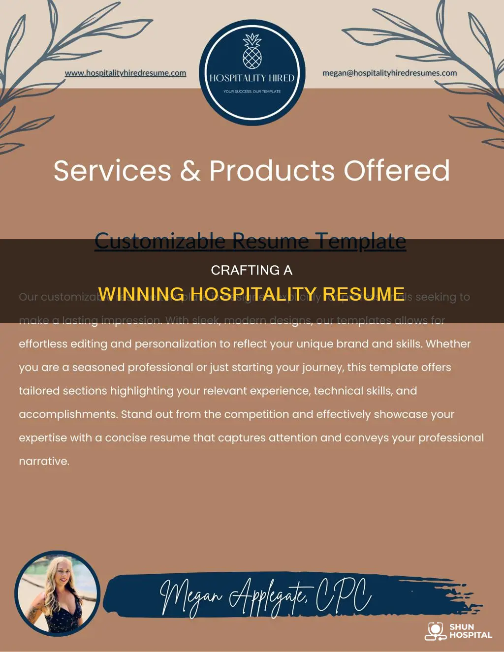 how to write a good hospitality resume