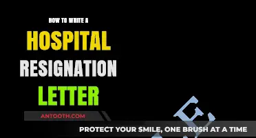 Resignation Letters: Leaving Your Hospital Job