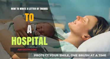 Expressing Gratitude: Crafting a Heartfelt Thank-You Letter to Your Hospital