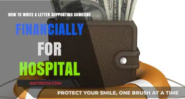 Crafting a Compelling Financial Support Letter for Hospital Expenses