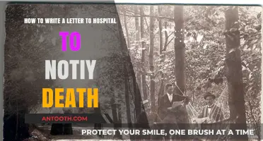 Compassionate Guidance: Crafting a Hospital Death Notification Letter