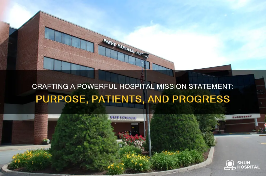 how to write a mission statement for a hospital