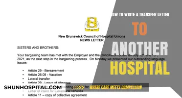 Writing a Transfer Letter: A Guide for Hospital Patients