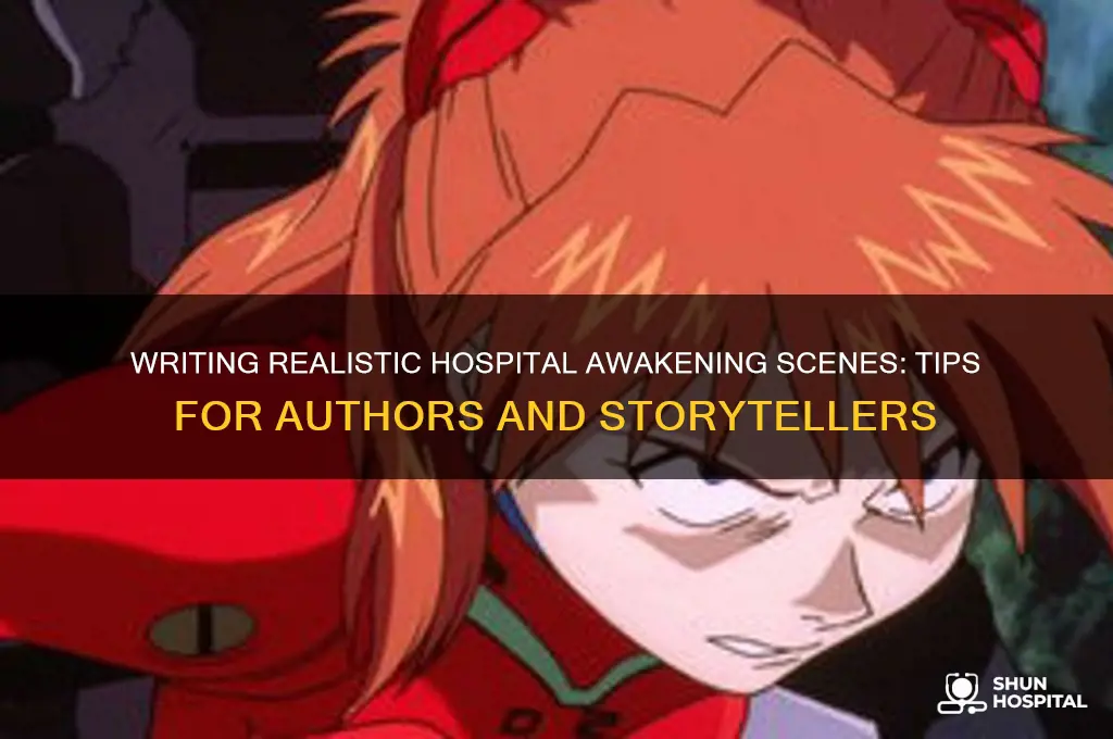 how to write about waking up in a hospital
