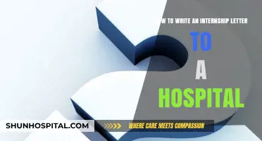 Crafting a Compelling Internship Application Letter for Hospital Opportunities