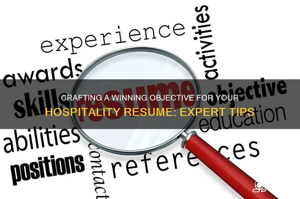 how to write an objective for a hospitality resume