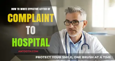 Mastering Complaint Letters: A Guide to Effective Hospital Communication