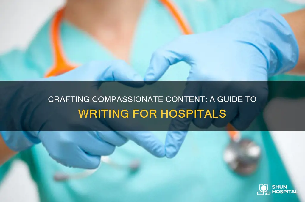 how to write for hospitals