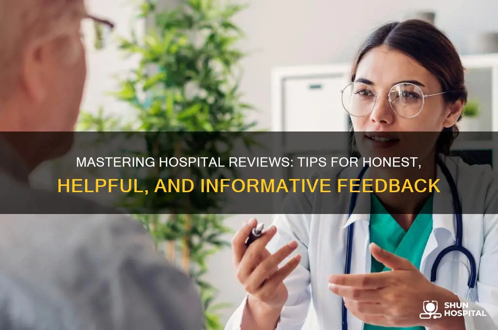 how to write hospital review