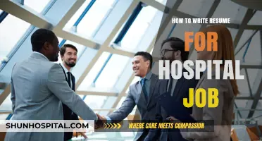 Crafting a Resume for Hospital Jobs: Tips and Tricks