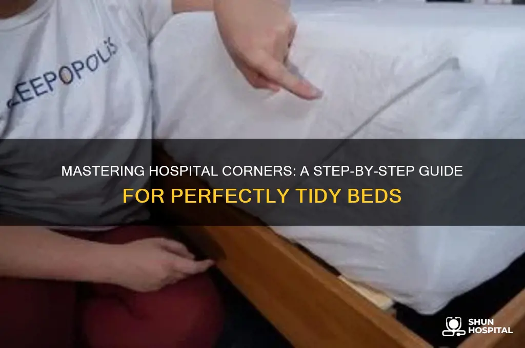 how tobdo hospital corners