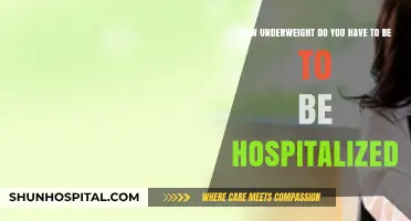 When Underweight Turns Critical: Hospitalization Thresholds Explained