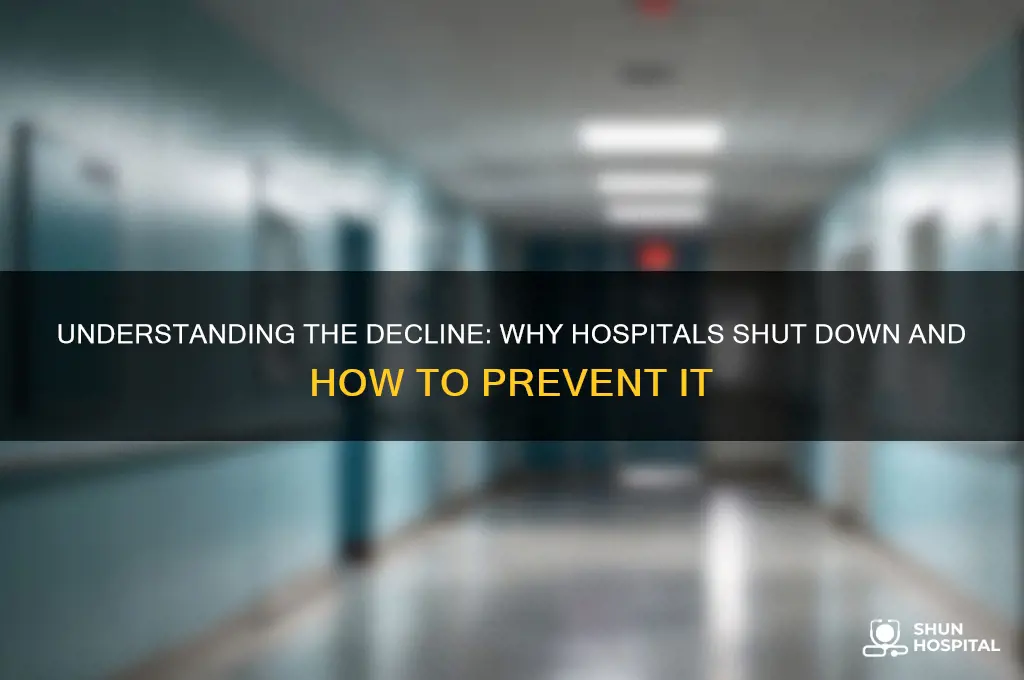 how we hospitals that closed