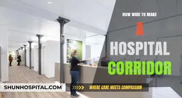Designing Hospital Corridors: Optimal Width for Efficiency and Comfort
