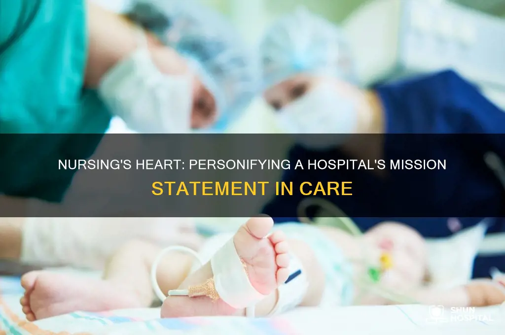 how would you personify mission statement of hospital nursing