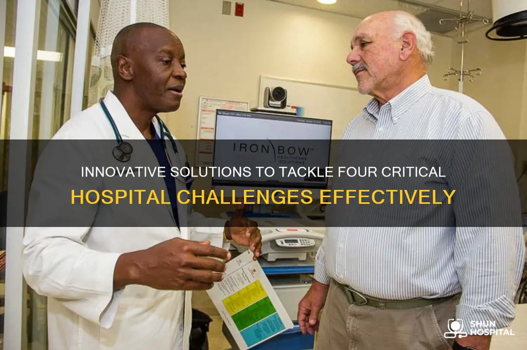 how would you solve 4 issues at he hospital problem