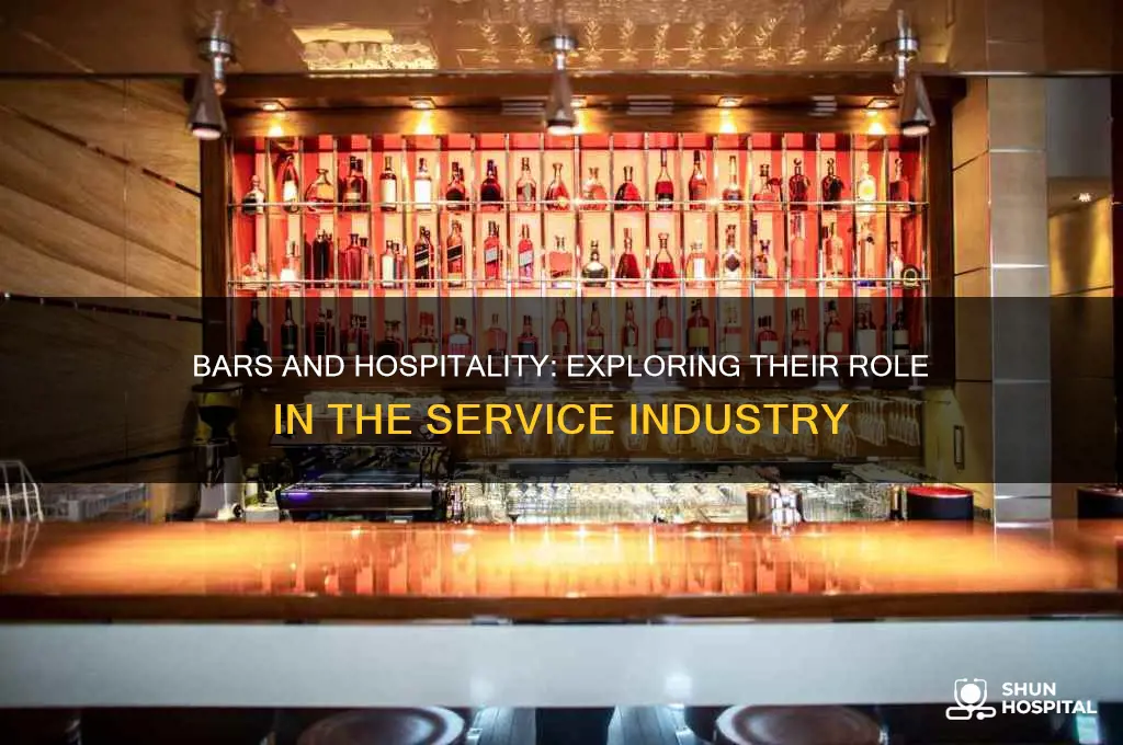 is a bar considered hospitality