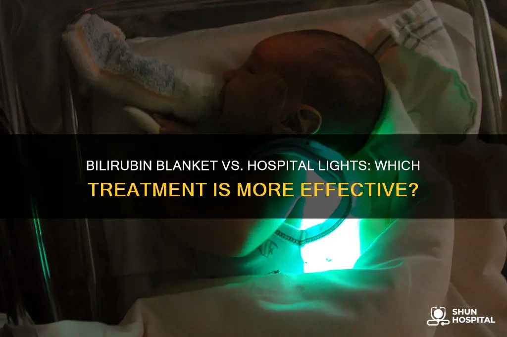 is a bilirubin blanket as effective as hospital billirubin lights