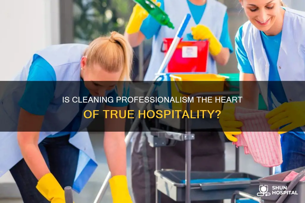 is a cleaning professional hospitality