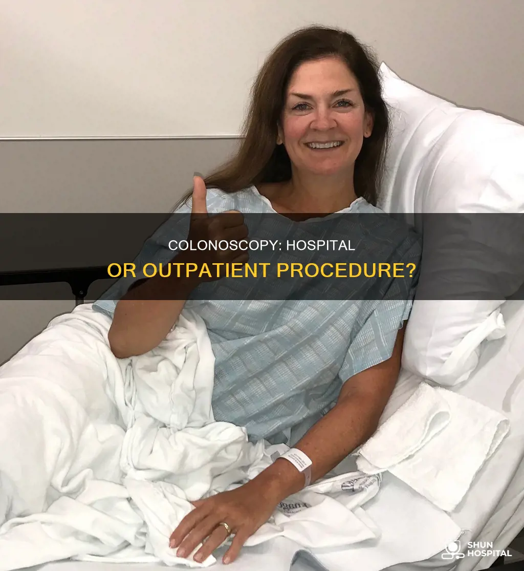 is a colonoscopy done in a hospital