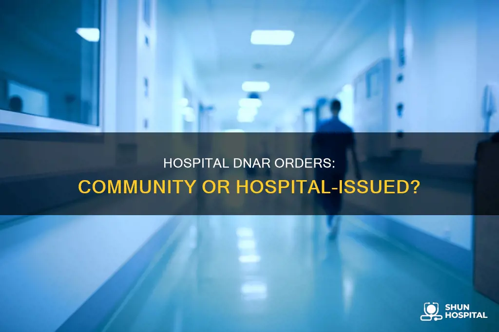 is a community dnar valid in hospital