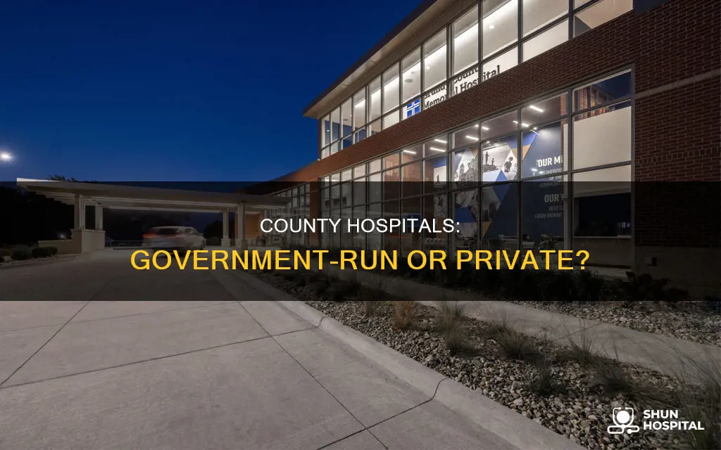 is a county hospital a government entity