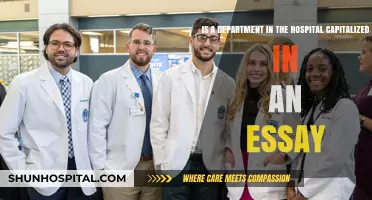 Capitalizing Hospital Departments in Essays: Rules and Best Practices