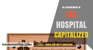 Capitalization Rules: Hospital Departments