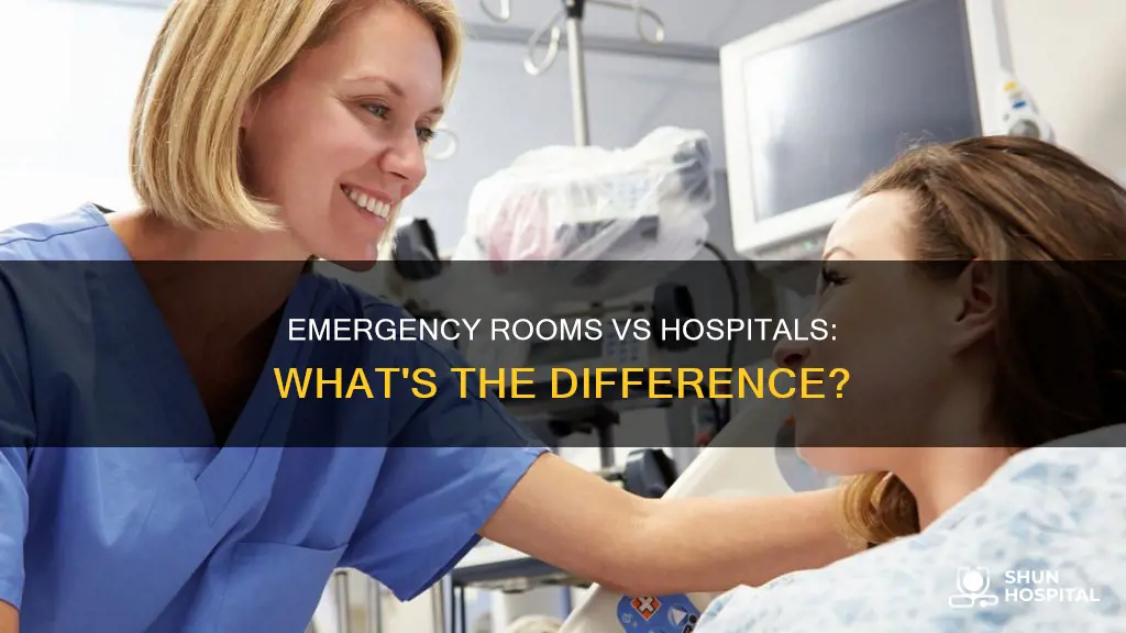 is a er and a hospital difference