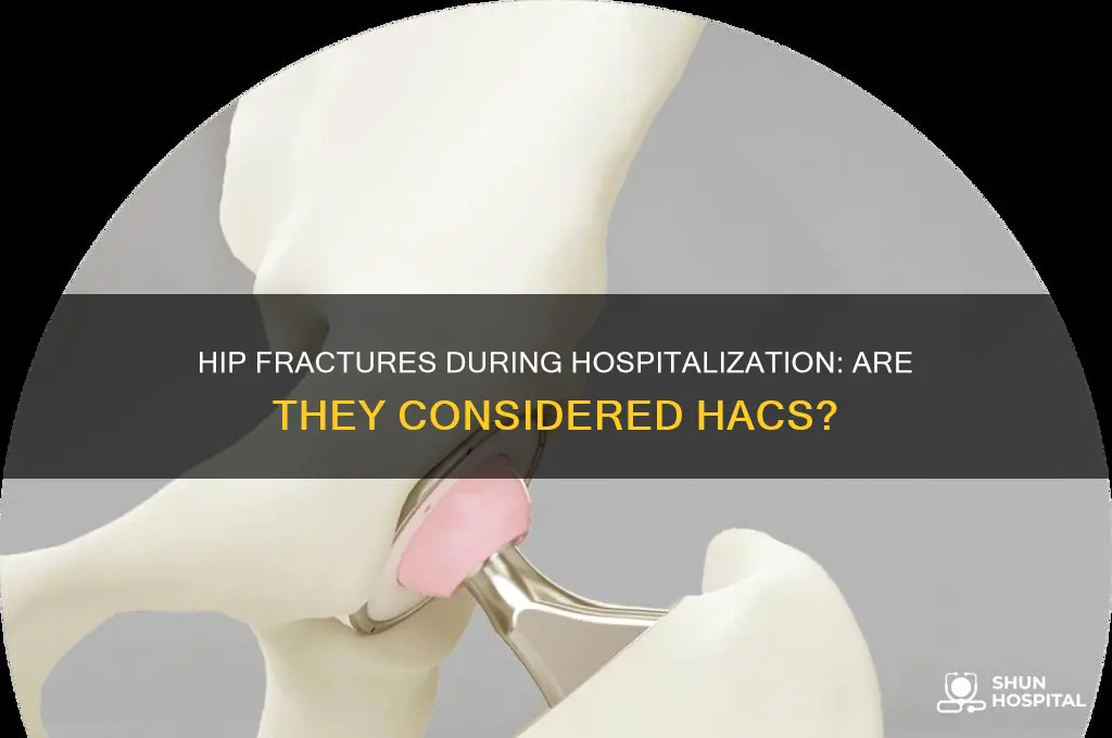 is a hip fx sustained during hospitalization a hac