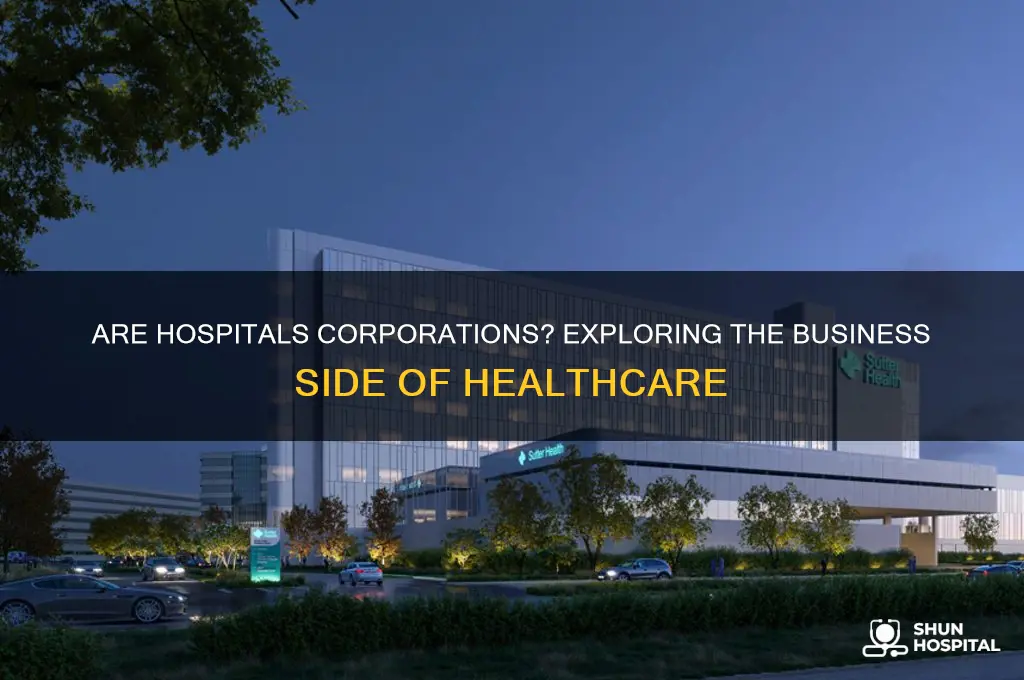 is a hospital a company