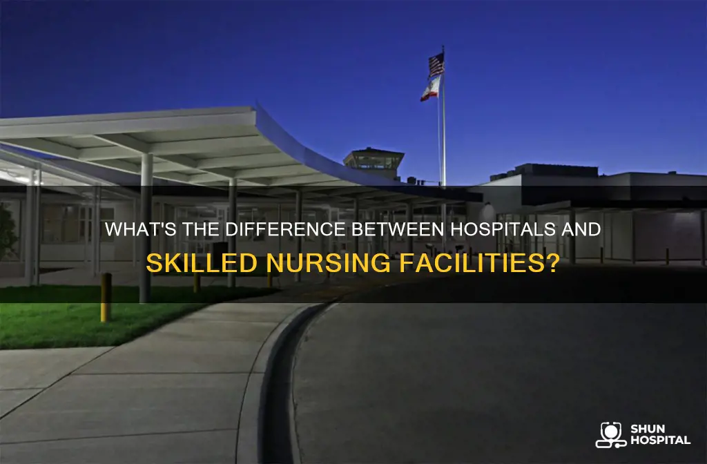 is a hospital a skilled nursing facility